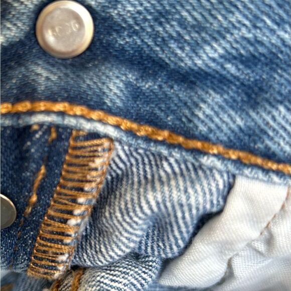 Levi’s 501 Original Distressed Button Fly Straight Leg Jeans Size 25 - Picture 4 of 15